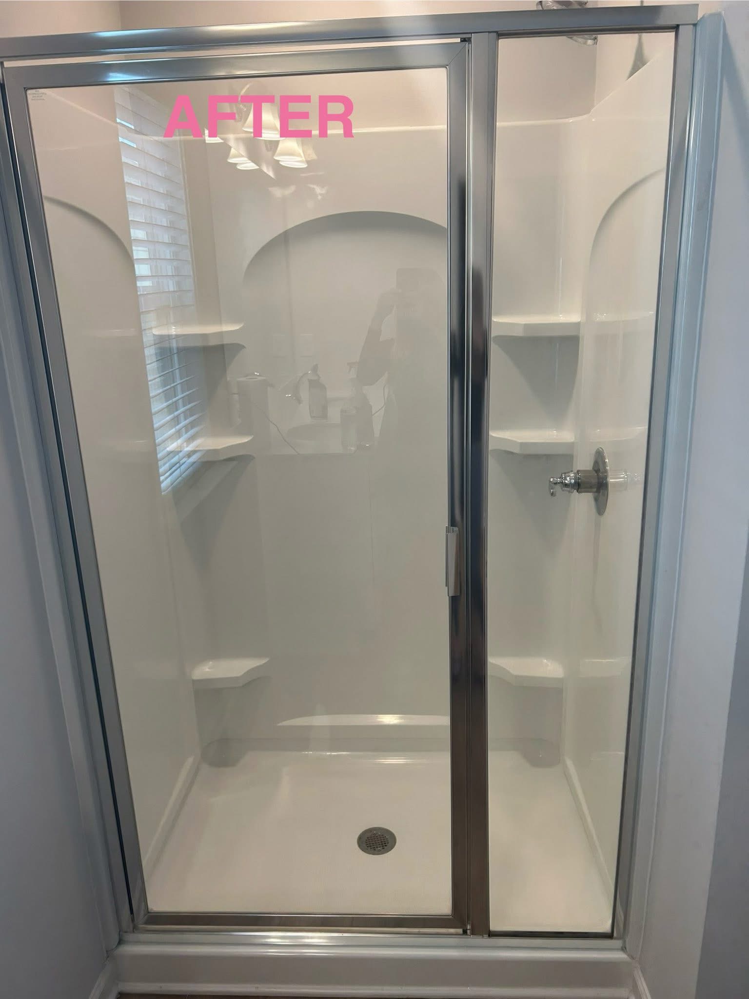 Shower stall — After