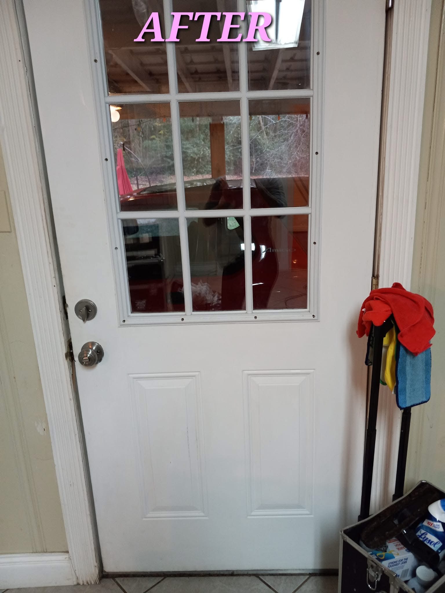 Front door — After